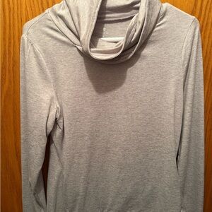 Gray Cowl Neck Women's Sweater